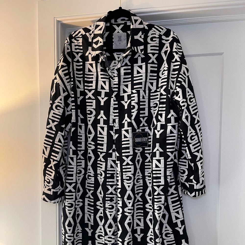 Savage X Fenty Leisure oversized button down